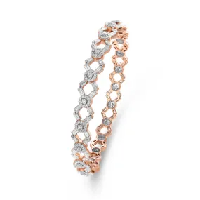 Scatter Waltz Alvina Diamond Bangle*