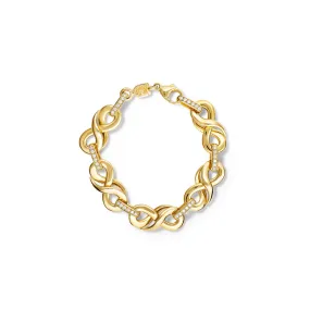 Serpent Geneve Bracelet Yellow Gold - Diamond