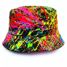 SPLAT RAVE HAT BLACK MULTI