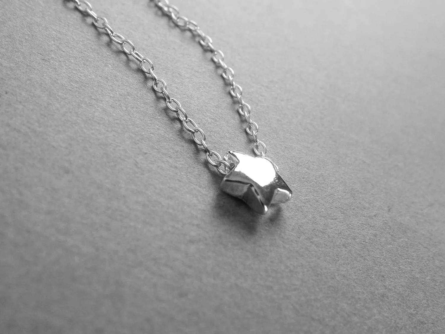 Star Necklace, Tiny Star Necklace, Sterling Necklace, Tiny Necklace, Dainty Necklace, Modern Necklace, Minimalist Star Necklace, Star