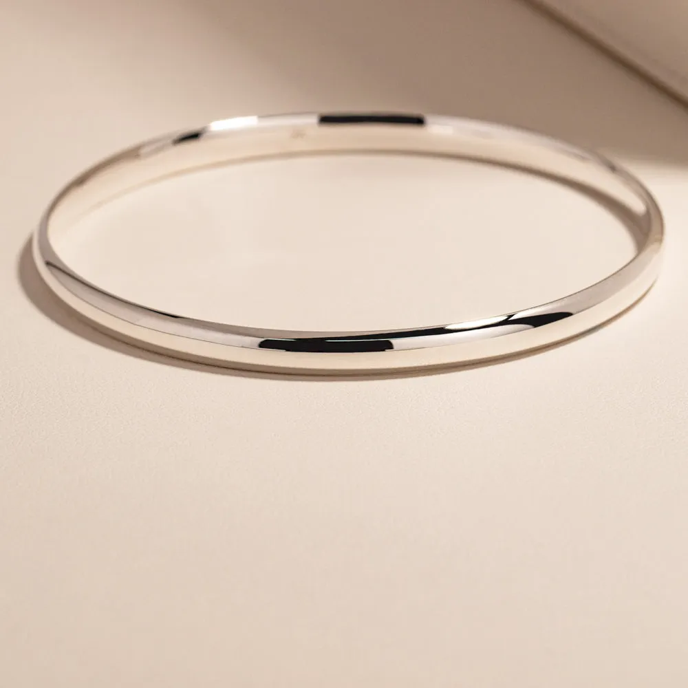 Sterling Silver 4.8mm Bangle