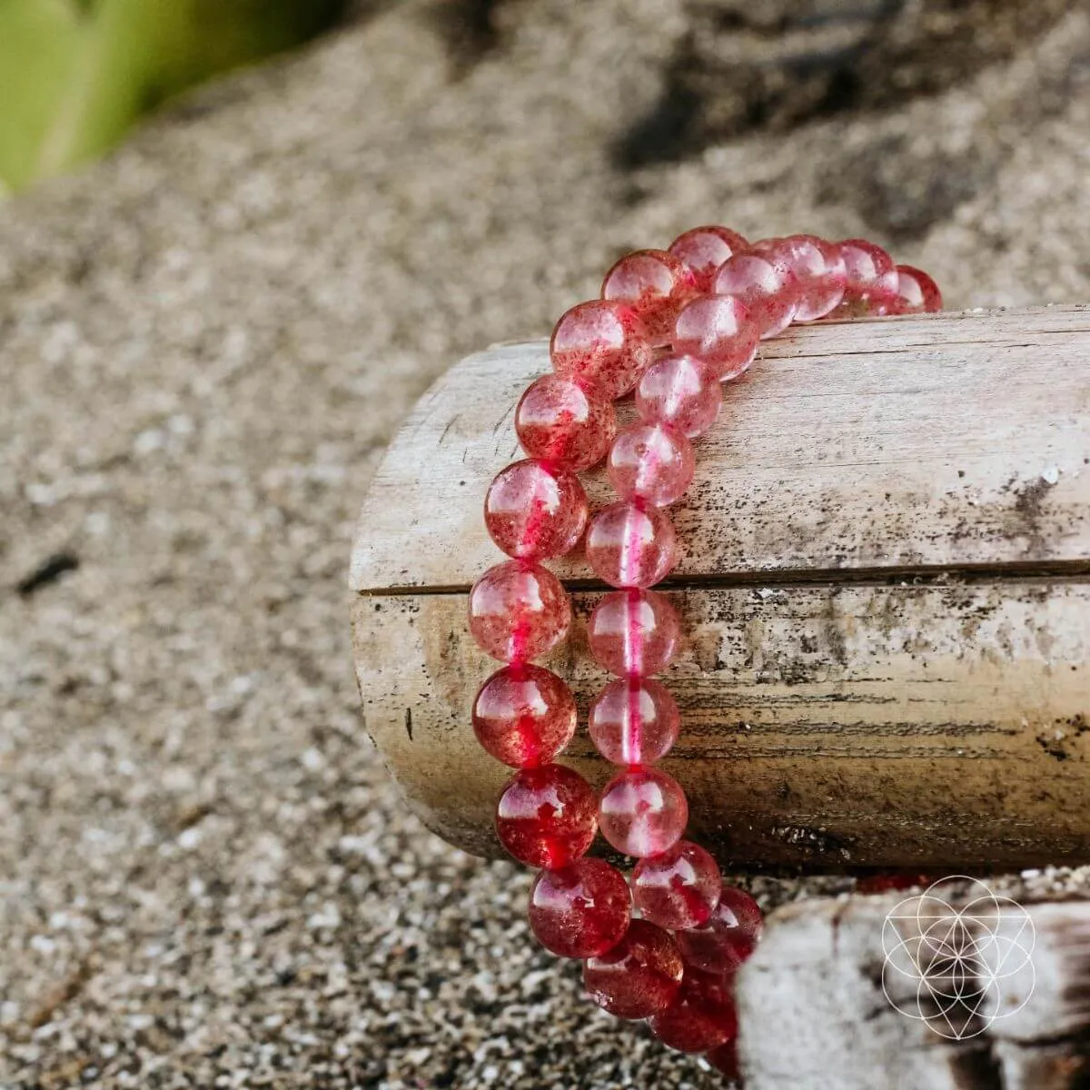 Strawberry Quartz Emotional Healing Bracelet