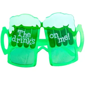 The Drinks On Me Beer Mug Party Glasses