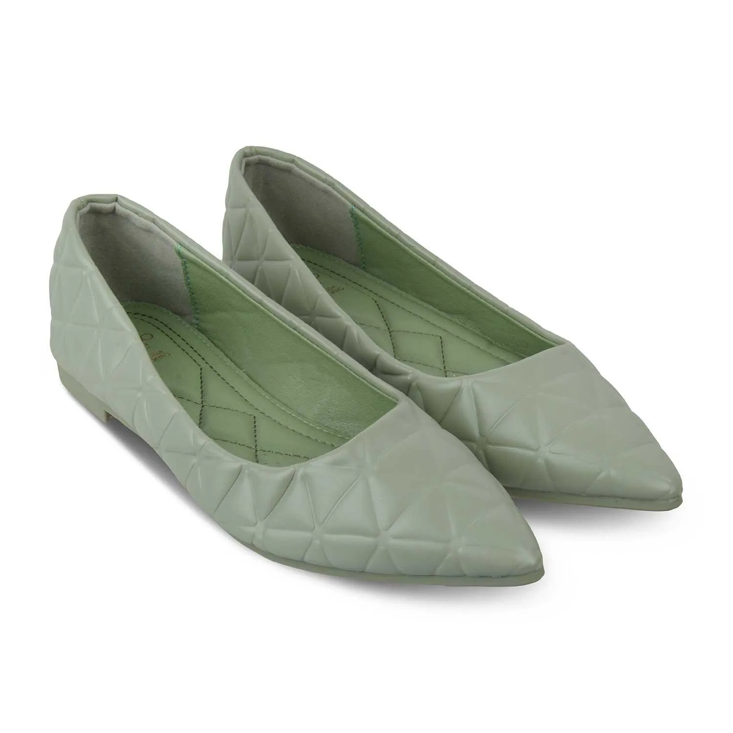 The Tory Green Women's Dress Ballerinas Tresmode