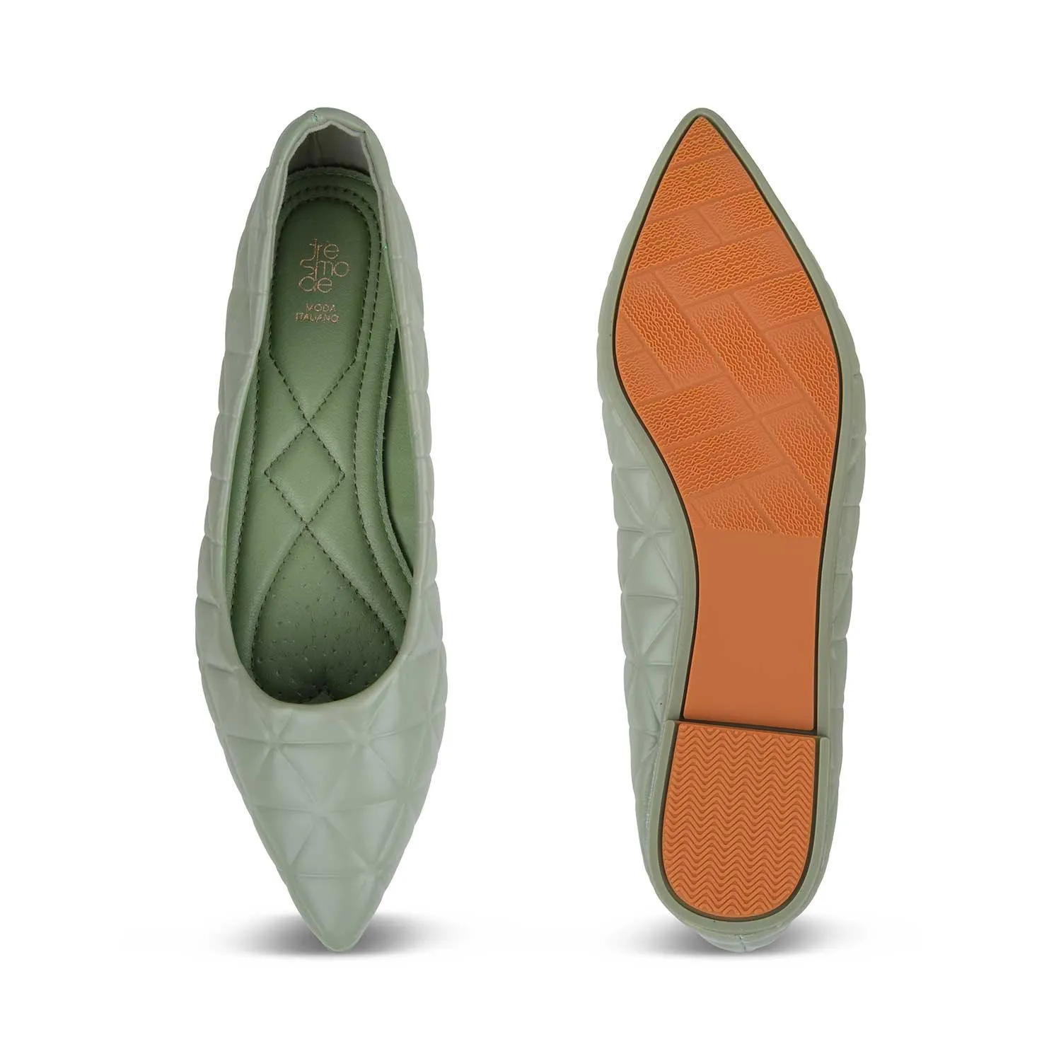 The Tory Green Women's Dress Ballerinas Tresmode