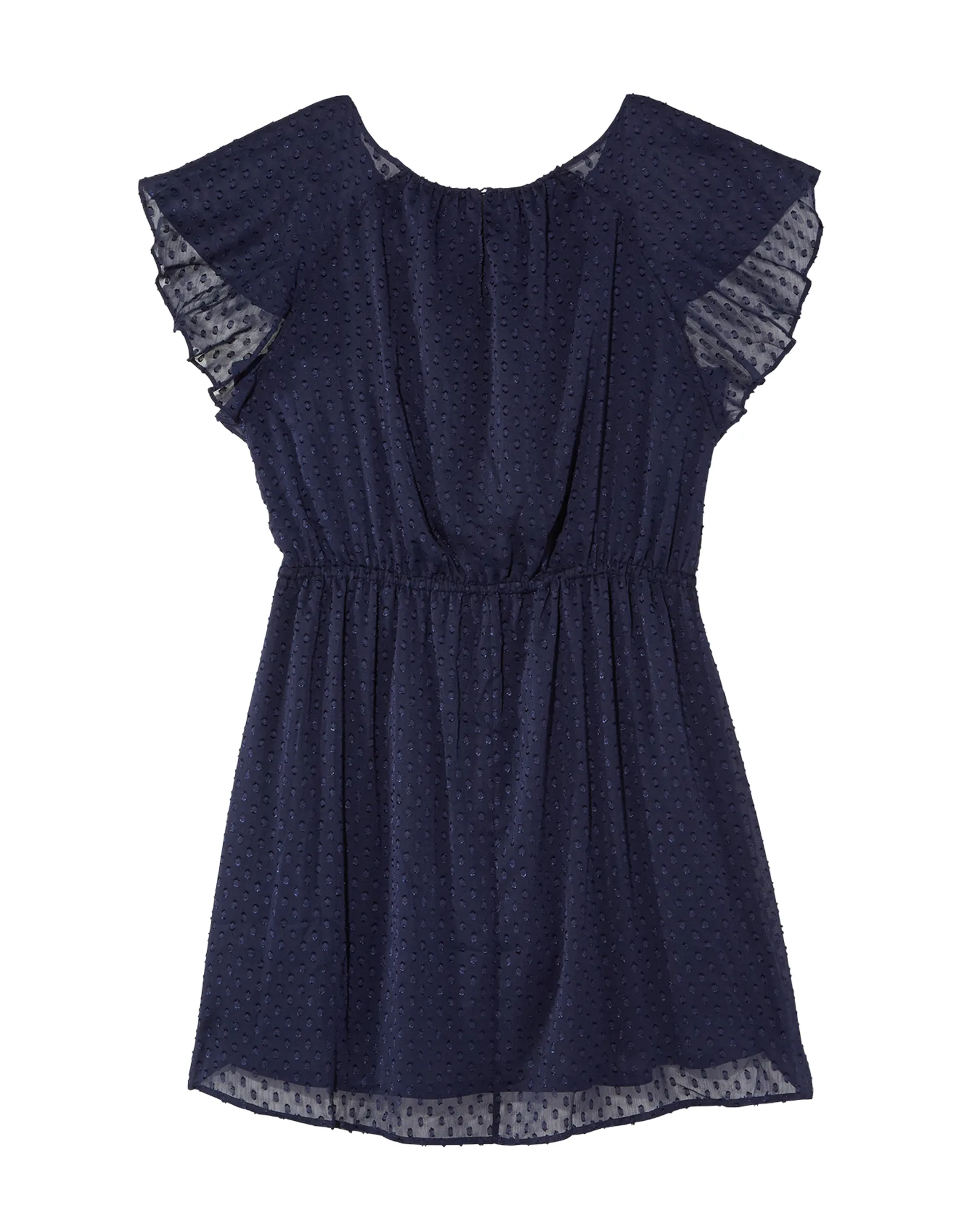 Tulsa Clip Dot Dress | Navy