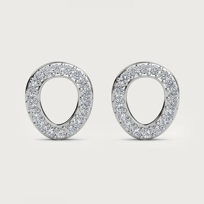 Versa Certified Diamond Studs in 9K Yellow Gold Diamond Carat Wt. 0.30 cts.