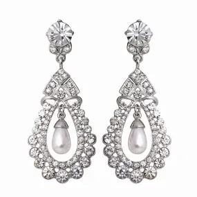 Vivienne Crystal and Pearl Earrings