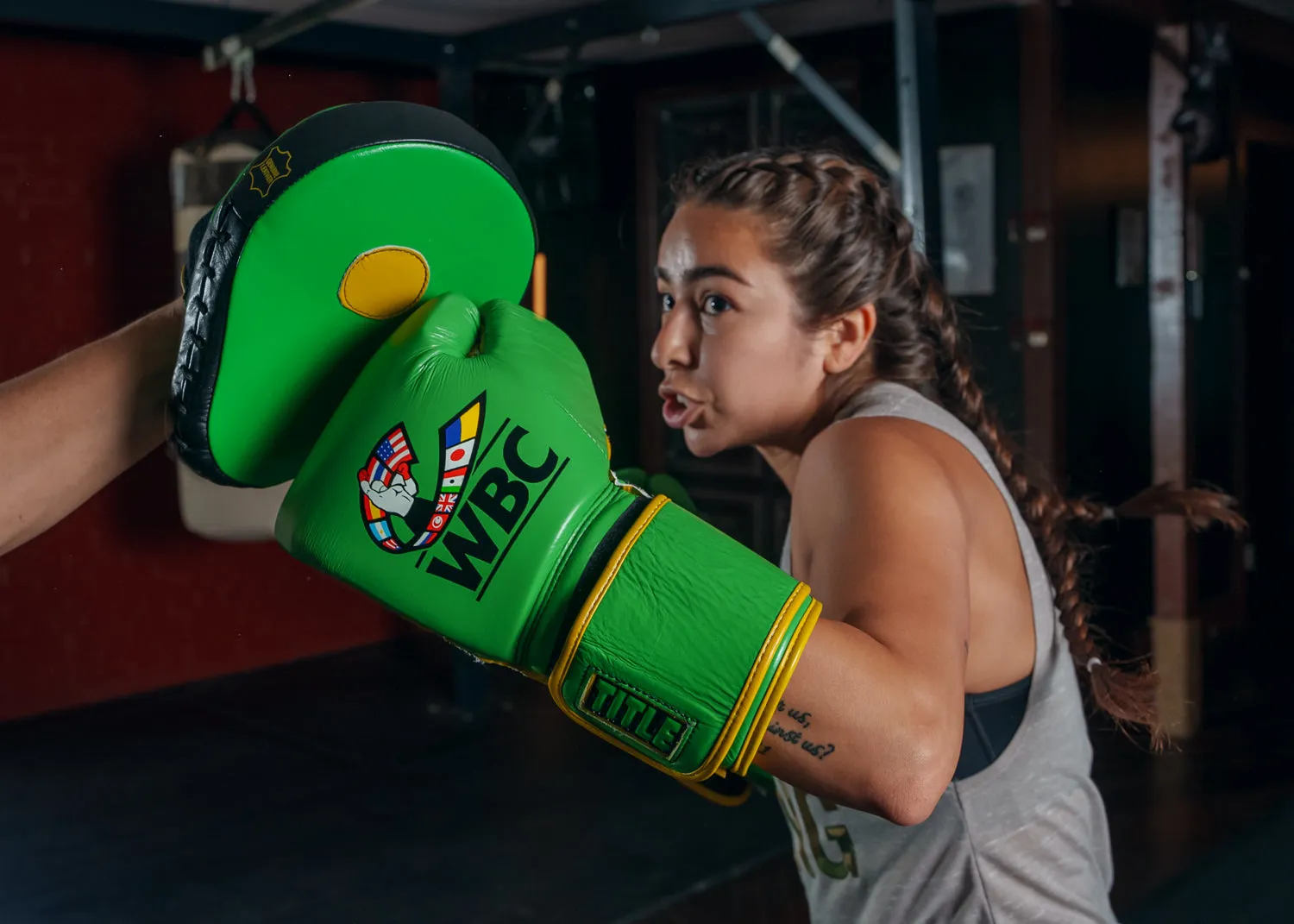 WBC by TITLE Boxing Bag Gloves