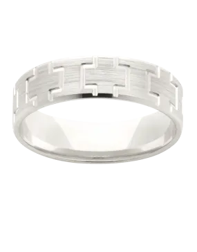 Wedding Band - Patterened Wedding Band - 781251