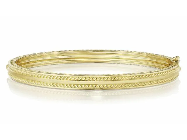 Wide Engravable Bangle