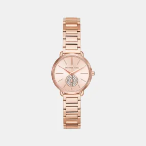 Women's Analog Stainless Steel Watch MK3839