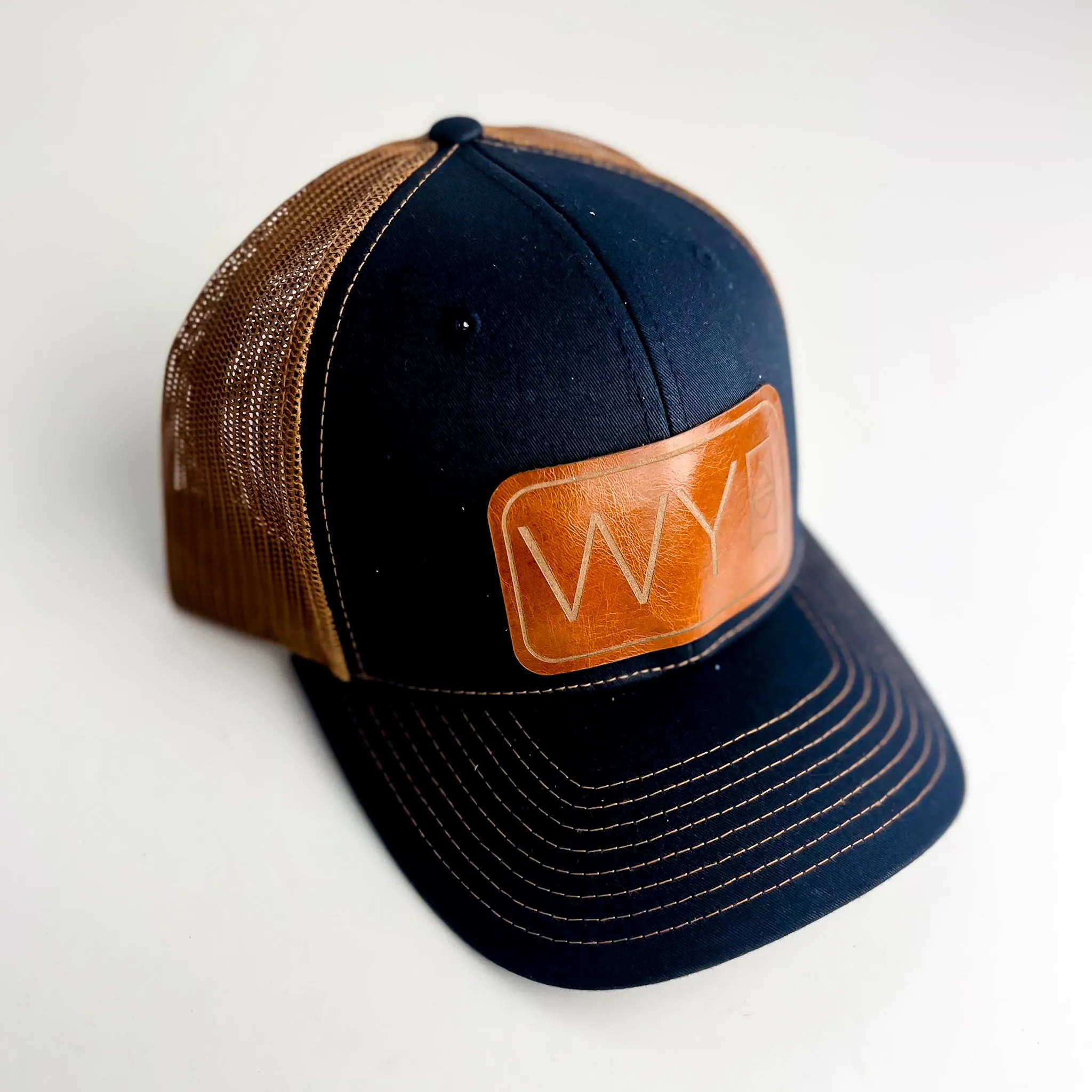 WY Trucker Hat | Navy   Whiskey Patch